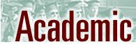 Graphic logo of Academic header