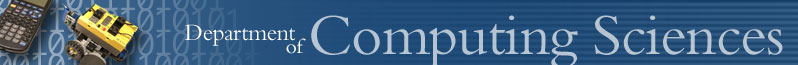 Department of Computing Sciences
