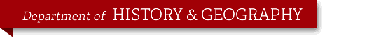 Department of History and Geography