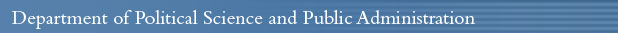 Elon University, Department of Political Science and Public Administration