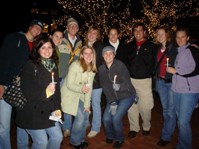 Group at tree lighting