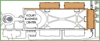 Colonnades map