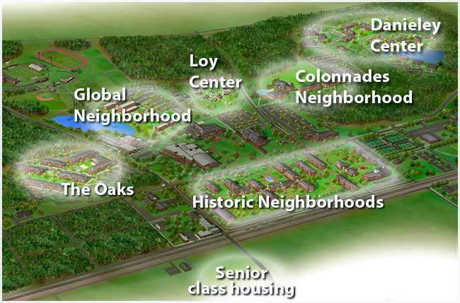 Plan by neighborhood map