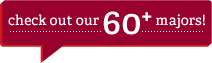 Check Out our 60+ Majors!
