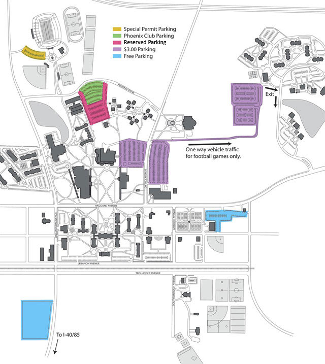 Football Game Day Parking