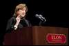Senator Hagan speaks at Elon Law commencement