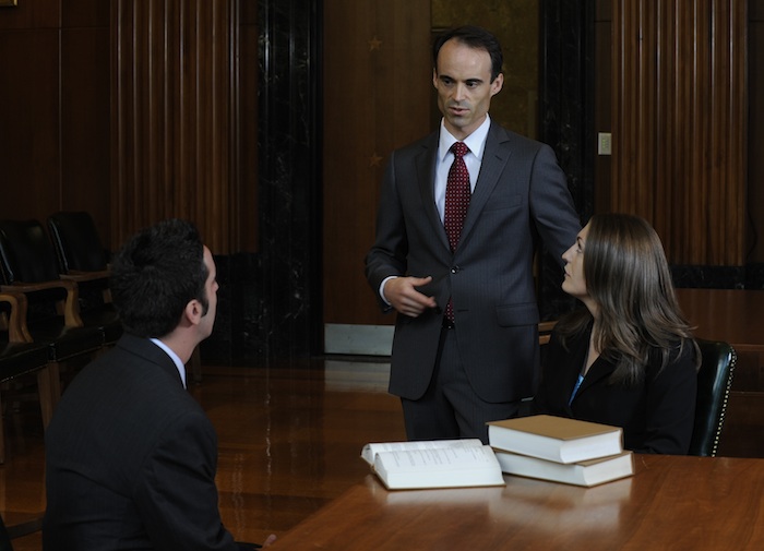 Elon Law students in courtroom