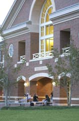 Belk Library entrance
