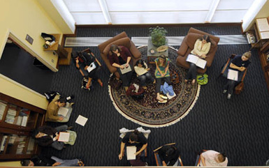 Belk Library archives and special collections reading room