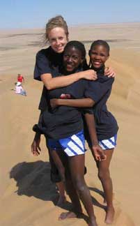 Irene Harvley-Felder with students