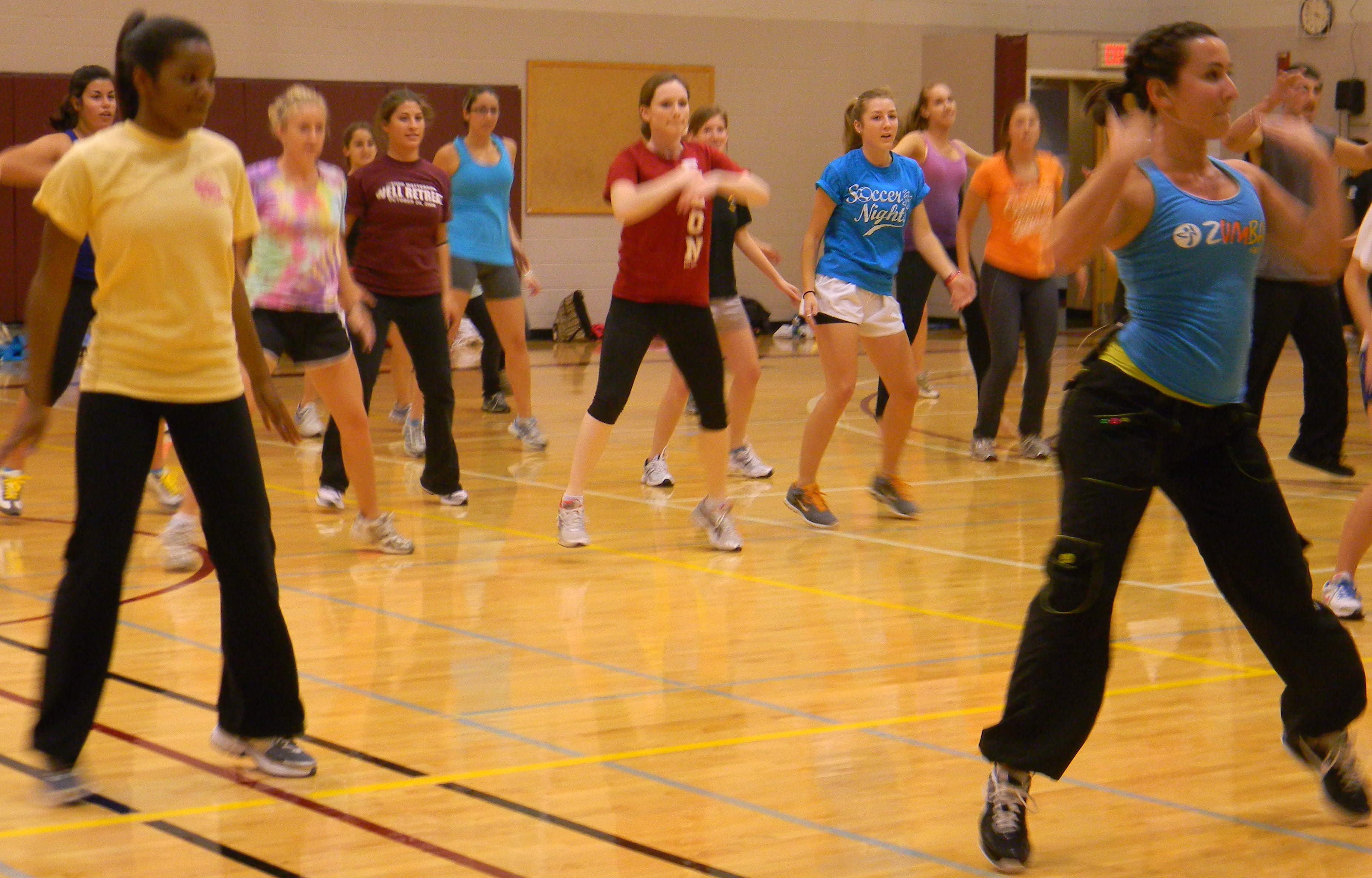Zumba class Oct 2011