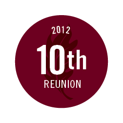 10th reunion button