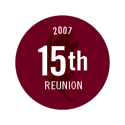 15th Reunion Button