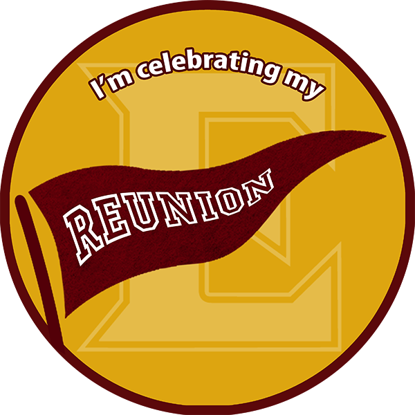 Elon Reunions badge image that reads "I'm celebrating this year!"