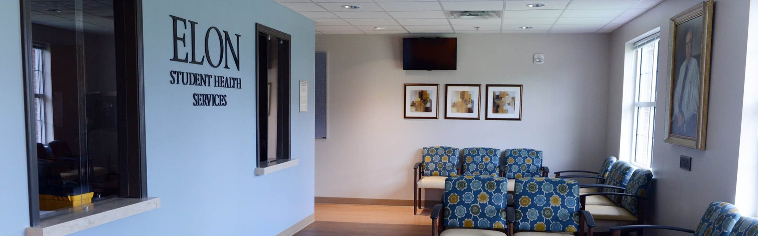Student Health Services waiting area.