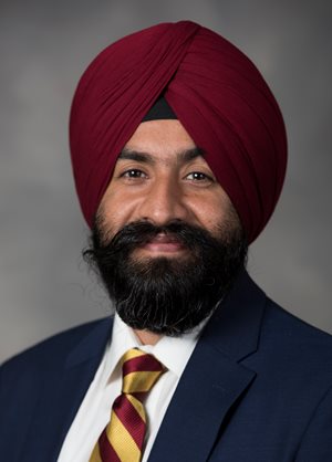 Headshot of Professor Singh