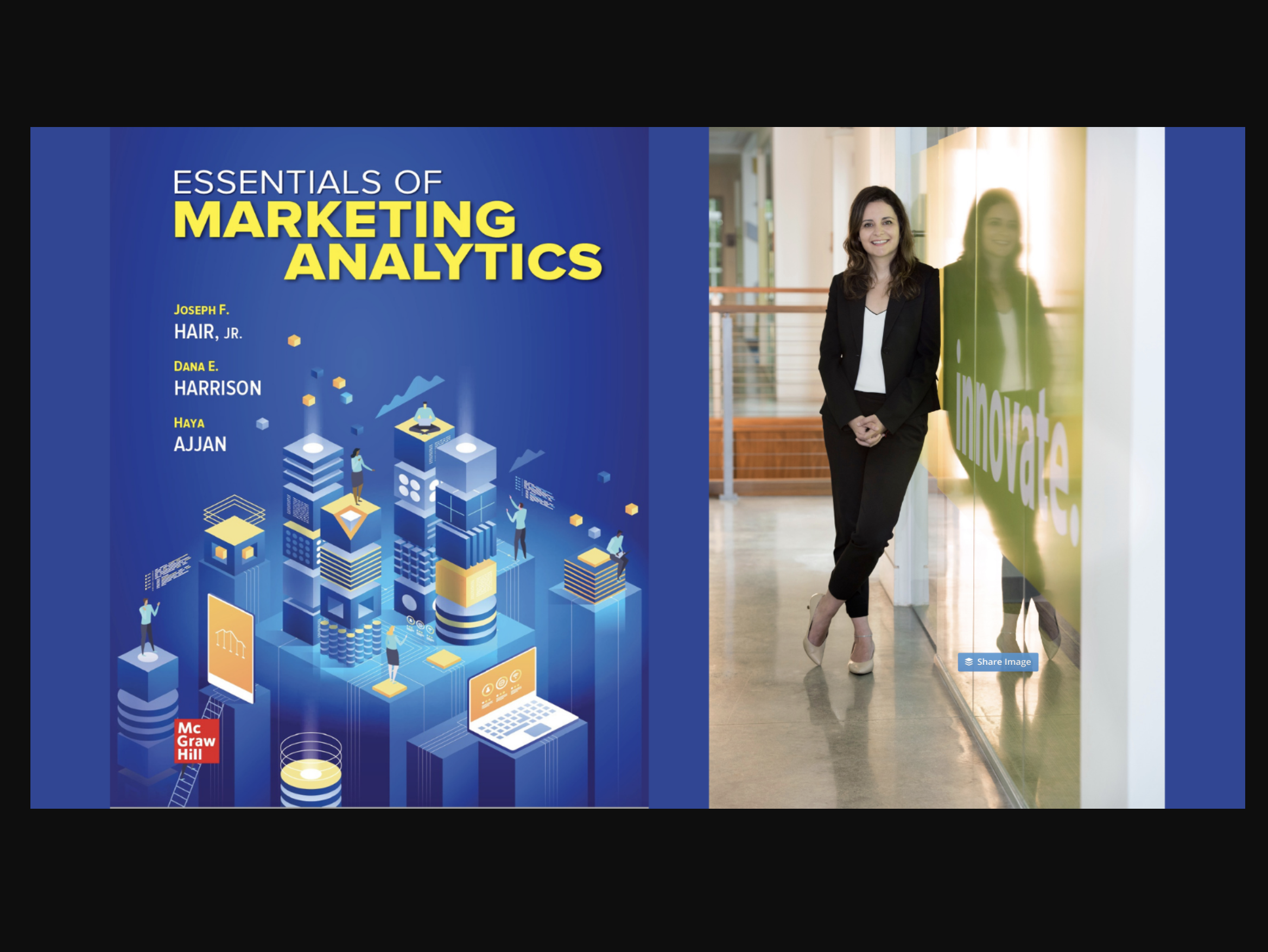 Elon University Today At Elon Haya Ajjan Discusses Her Co Authored Textbook Essentials Of Marketing Analytics