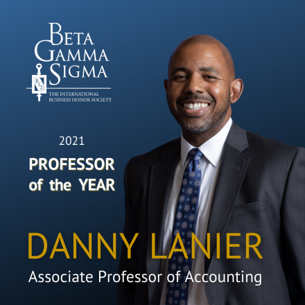 Photo of Danny Lanier 2021 Professor of the Year